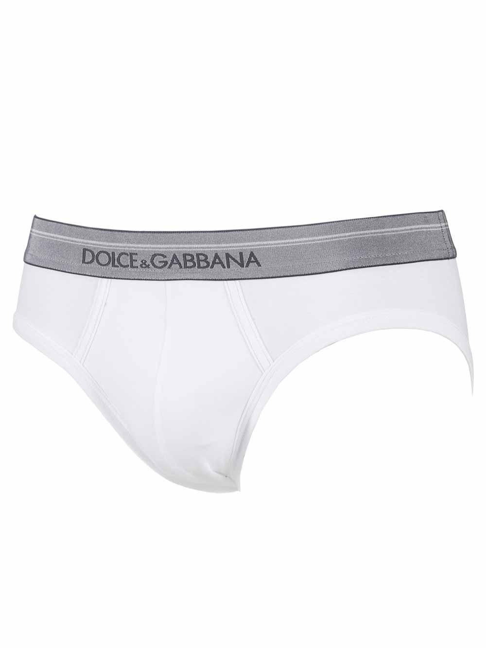 Slip Uomo in Cotone Bianco Dolce & Gabbana - N3C22JFUGIAW0800 Slip Uomo in Cotone Bianco Dolce & Gabbana - N3C22JFUGIAW0800