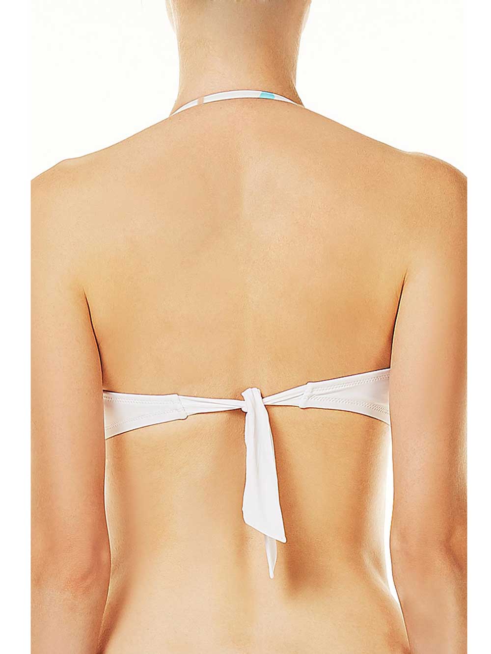 Bikini Donna Liu Jo Sport Bianco con Stampe Azzurre - V18032J5427V9226 (1)