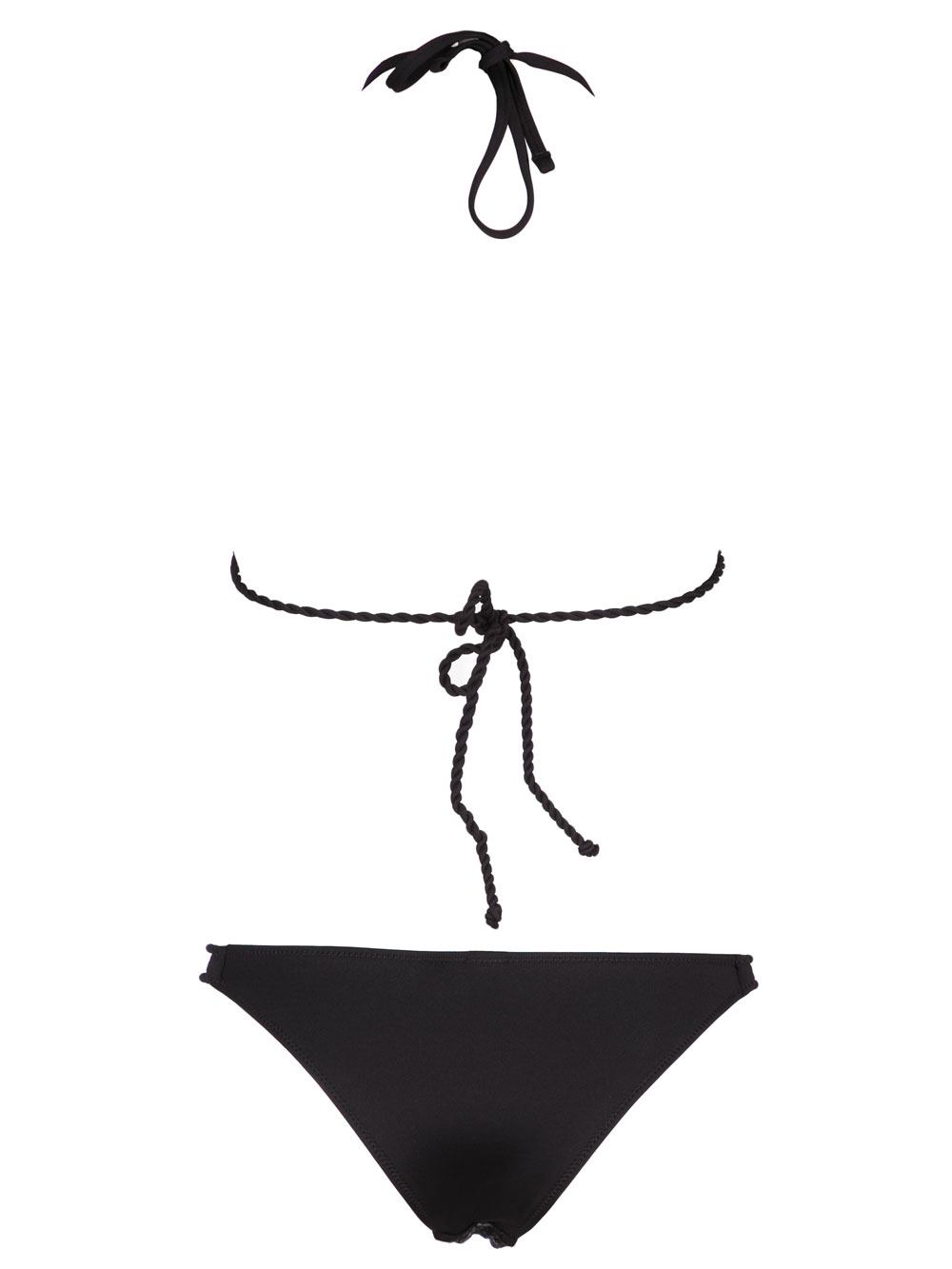 Bikini Donna Liu Jo Sport Nero con Triangolo Borchiato - V18117J5424V9232 (1)
