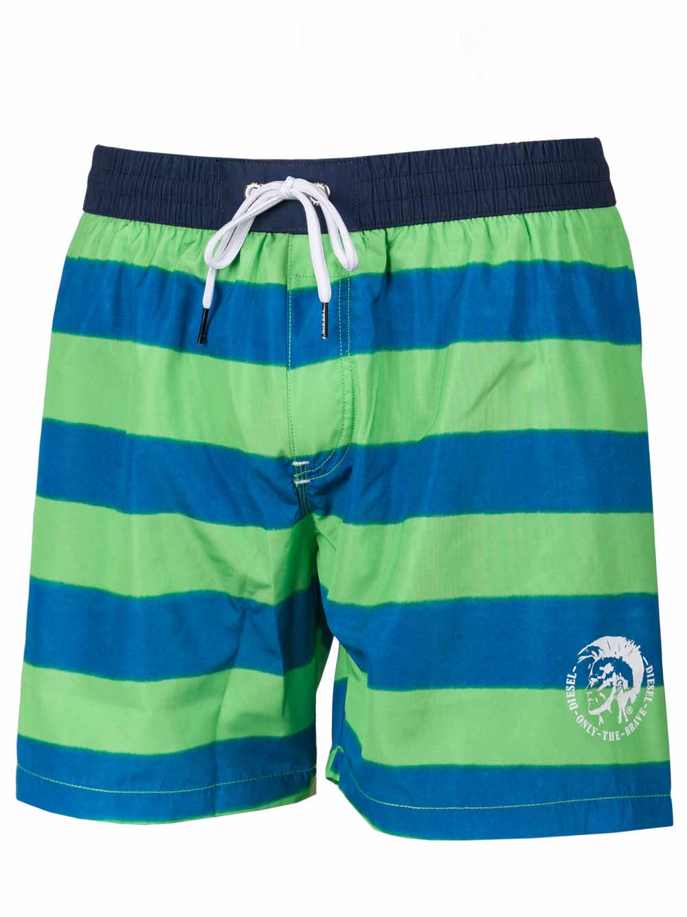 Boxer Da Mare Uomo - Poliestere Blu Con Pois, Stile Italiano - Foto 5