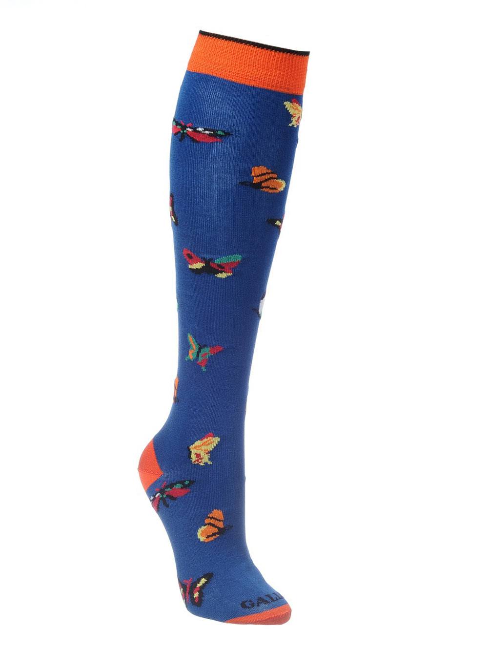 Gambaletto Uomo Gallo Fantasia Farfalle Blu - AP50512813002 Gambaletto Uomo Gallo Fantasia Farfalle Blu - AP50512813002