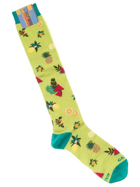 Gambaletto Uomo Gallo Fantasia Frutta Verde - AP50503614695