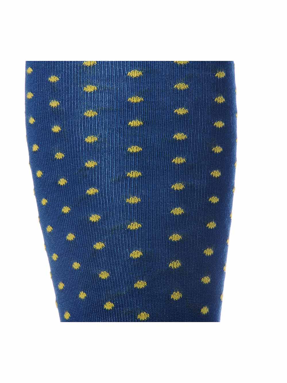 Gambaletto Uomo Gallo Fantasia Pois Blu Giallo - AP103613L296430575 Gambaletto Uomo Gallo Fantasia Pois Blu Giallo - AP103613L296430575