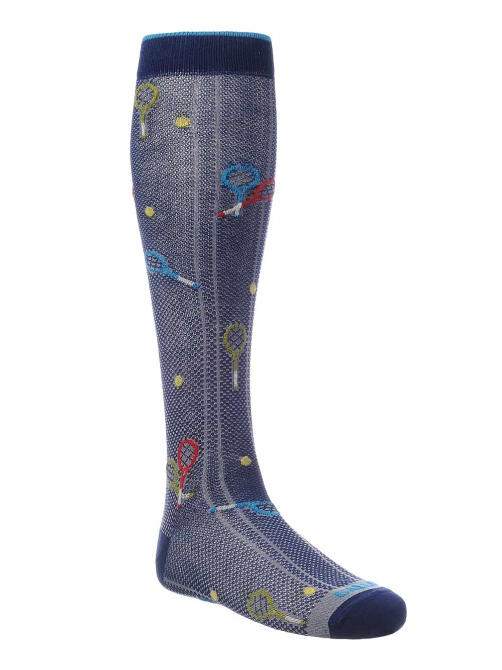 Gambaletto Uomo Gallo Fantasia Righe Racchette Tennis Blu - AP50504112679 Gambaletto Uomo Gallo Fantasia Righe Racchette Tennis Blu - AP50504112679