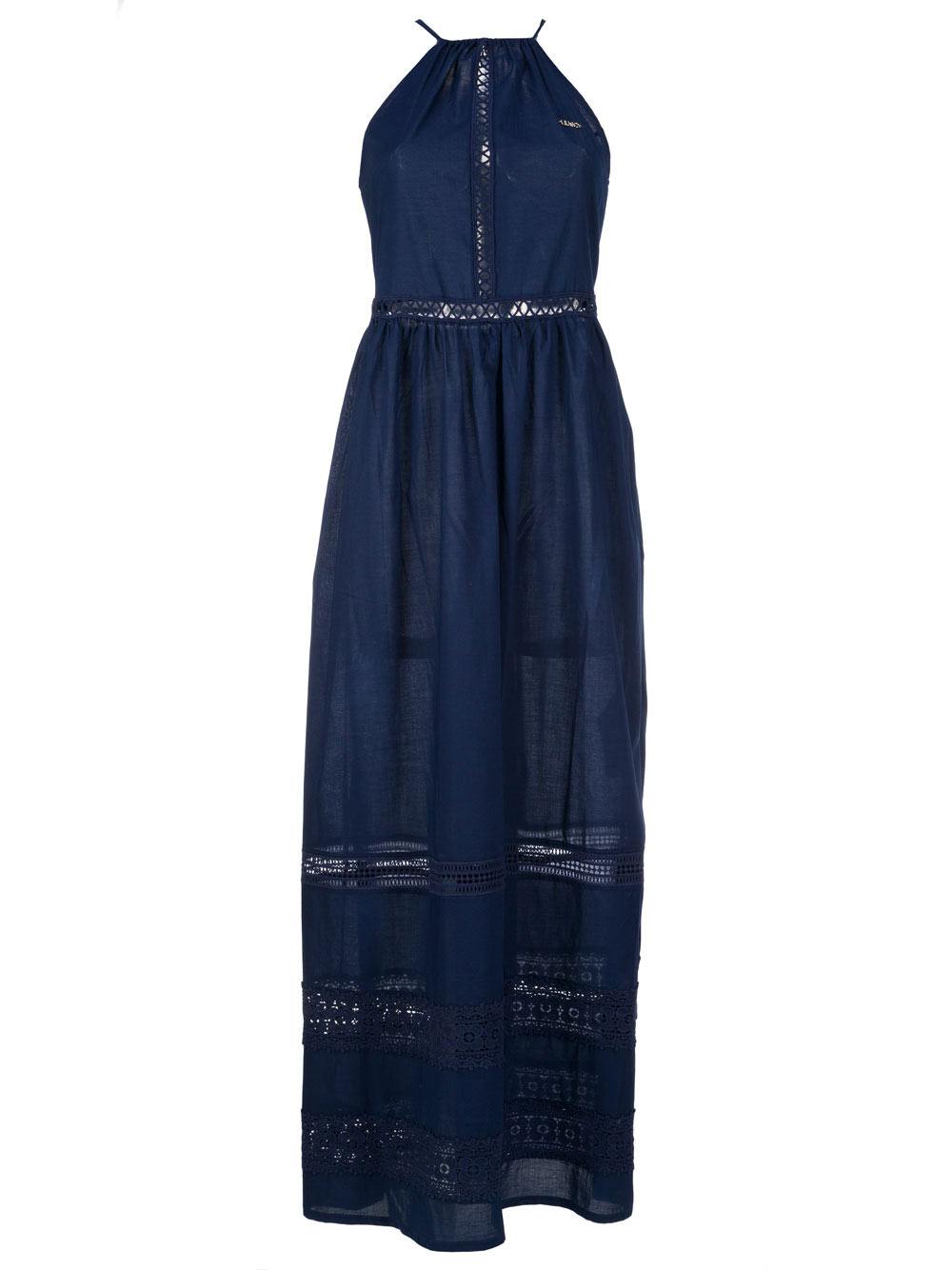 liu jo vestito lungo blu