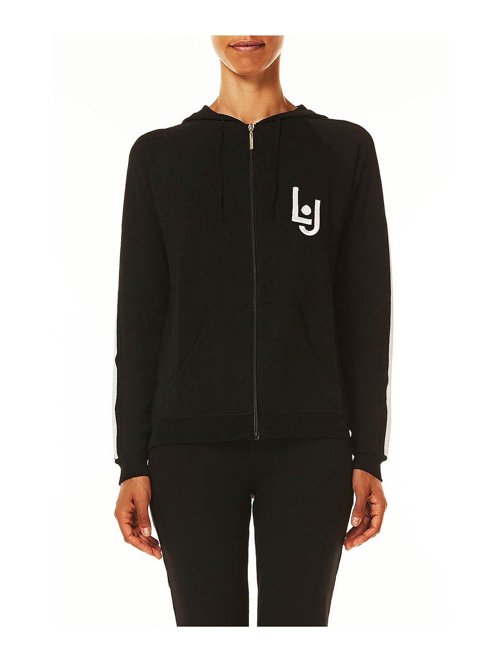 Maglia Cardigan Donna Liu Jo Sport Nera - T18189MA92G22222 Maglia Cardigan Donna Liu Jo Sport Nera - T18189MA92G22222