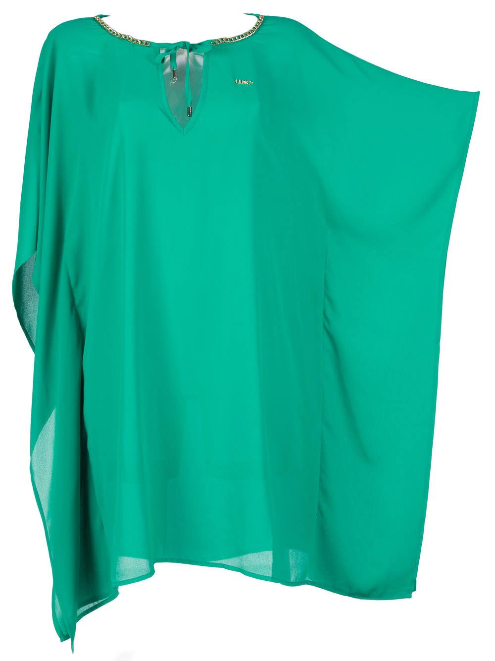 Maglia Kaftano Liu Jo Beachwear Verde in Voile Cascante - V18073T515585841 Maglia Kaftano Liu Jo Beachwear Verde in Voile Cascante - V18073T515585841