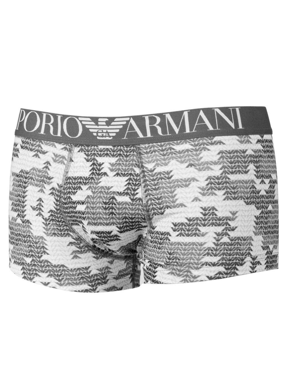 Boxer Uomo Emporio Armani in Cotone Grigio - 1112908P50650110 Boxer Uomo Emporio Armani in Cotone Grigio - 1112908P50650110