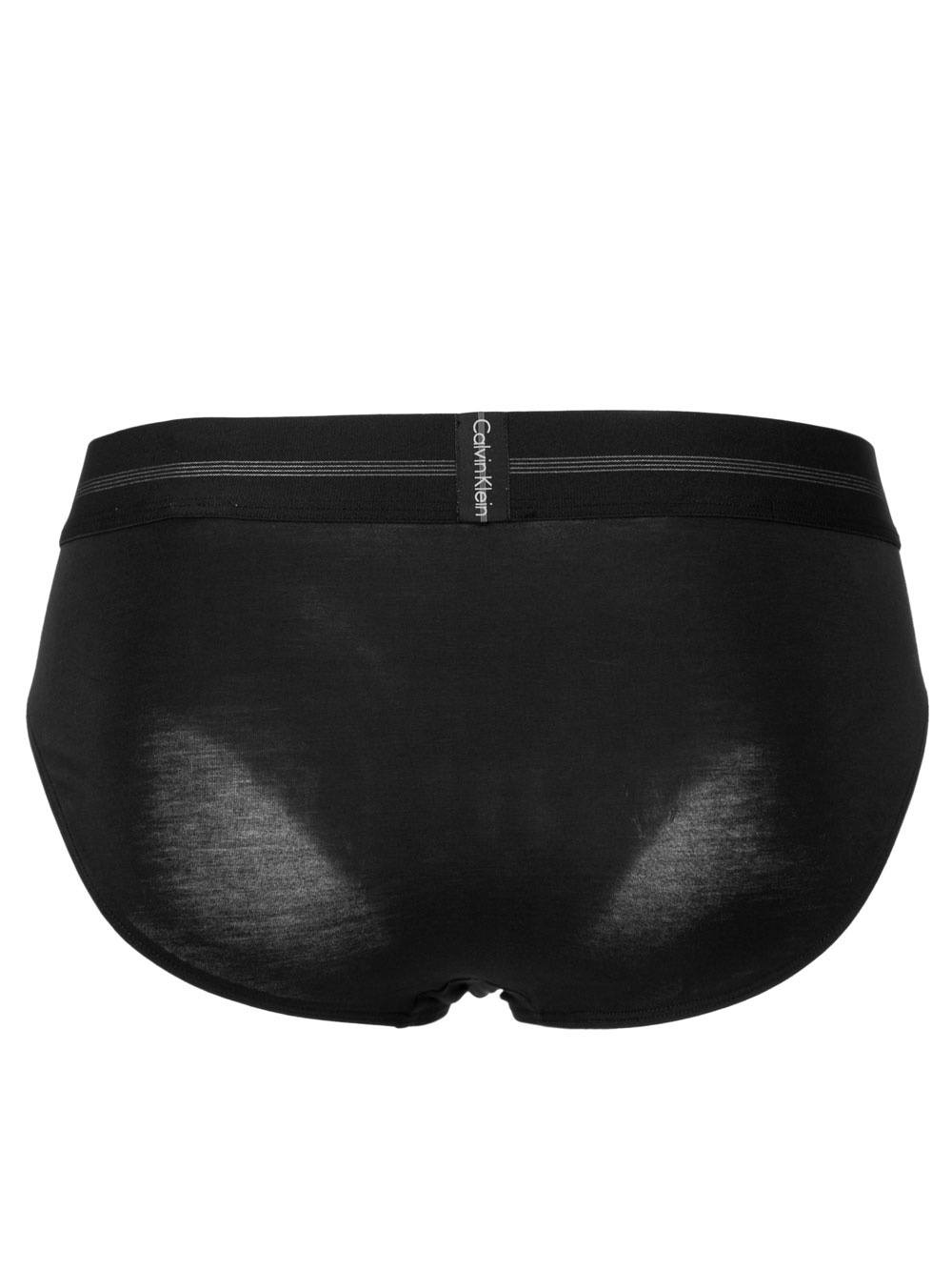 Slip Uomo Calvin Klein in Cotone Elasticizzato Nero - NB1482A1 Slip Uomo Calvin Klein in Cotone Elasticizzato Nero - NB1482A1