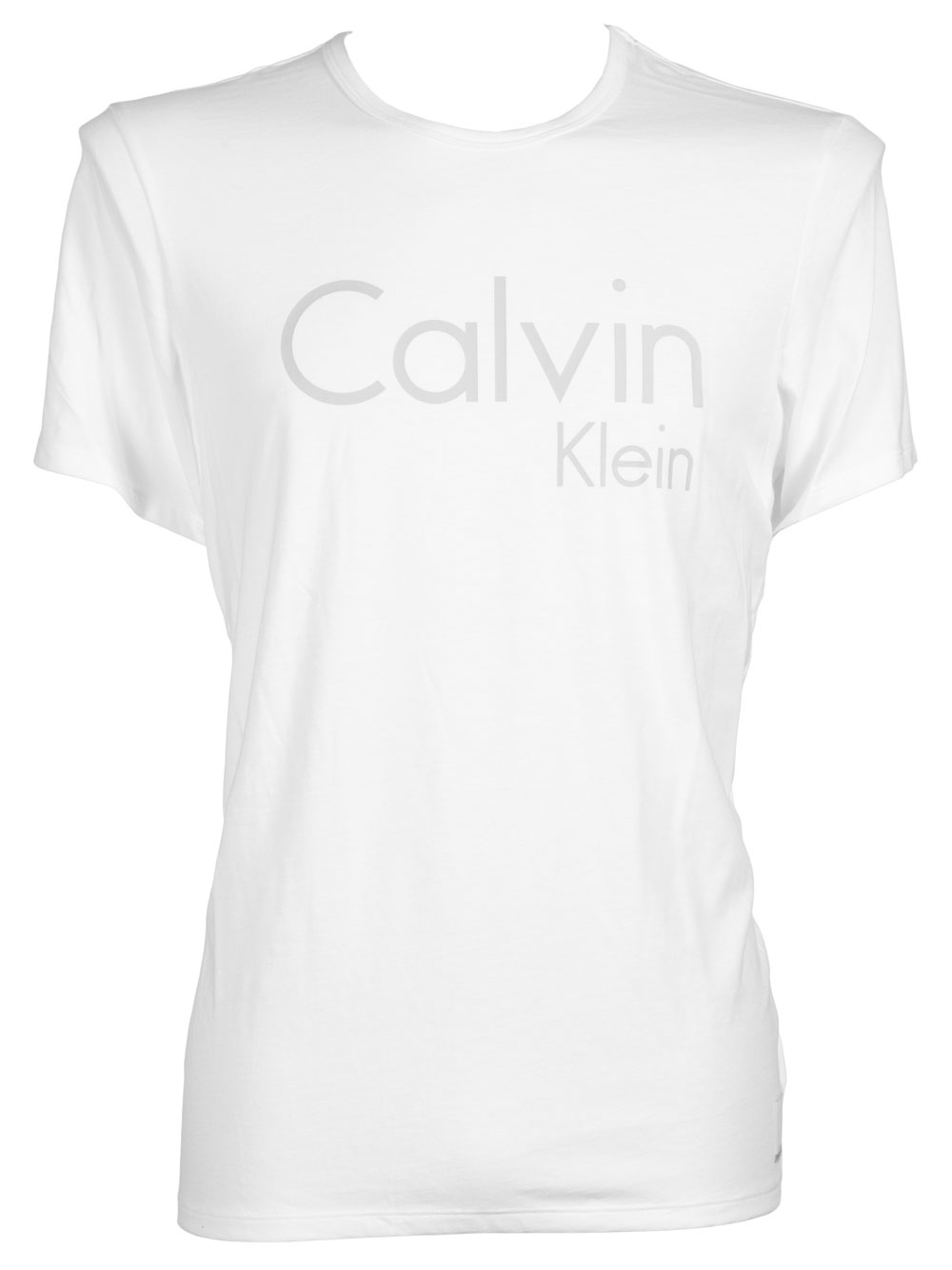 T-Shirt Basic Uomo Calvin Klein in Cotone Bianca - NM1353E8YI