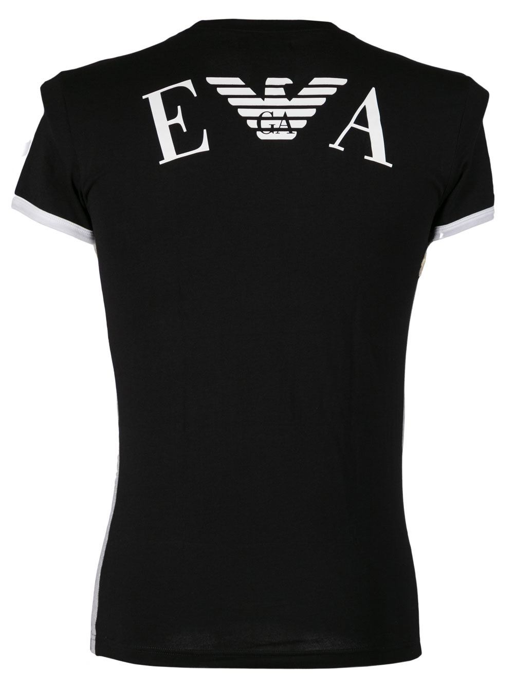 T-Shirt Uomo Emporio Armani Nero in Cotone Elasticizzato - 1115218P52320 T-Shirt Uomo Emporio Armani Nero in Cotone Elasticizzato - 1115218P52320