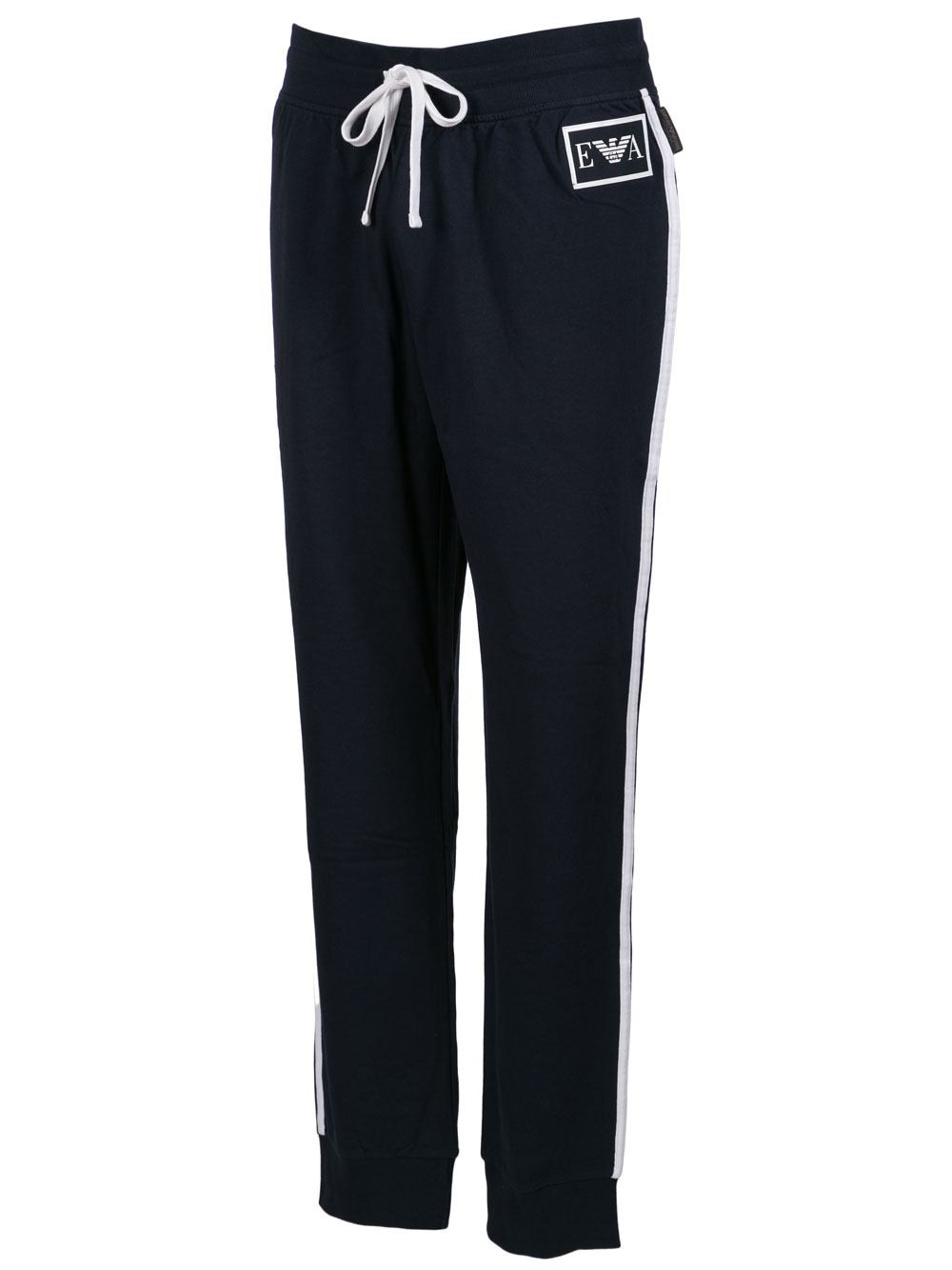 Tuta Uomo Emporio Armani Blu in Cotone con Cappuccio - 1117538P571135 Tuta Uomo Emporio Armani Blu in Cotone con Cappuccio - 1117538P571135