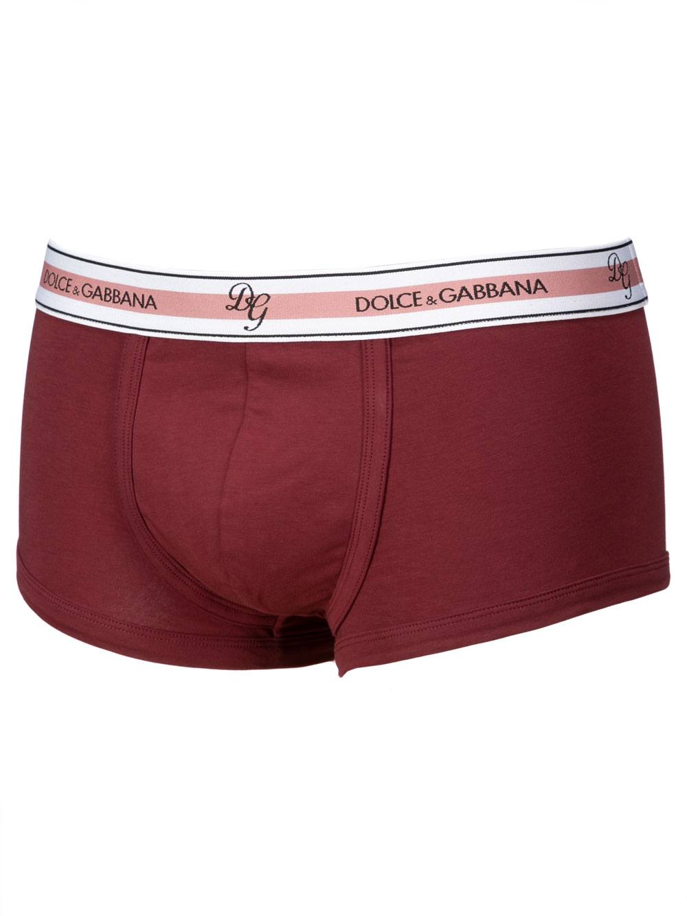 Boxer Uomo Dolce & Gabbana in Cotone Bordeaux - N4B99JFUGIAF0130 Boxer Uomo Dolce & Gabbana in Cotone Bordeaux - N4B99JFUGIAF0130