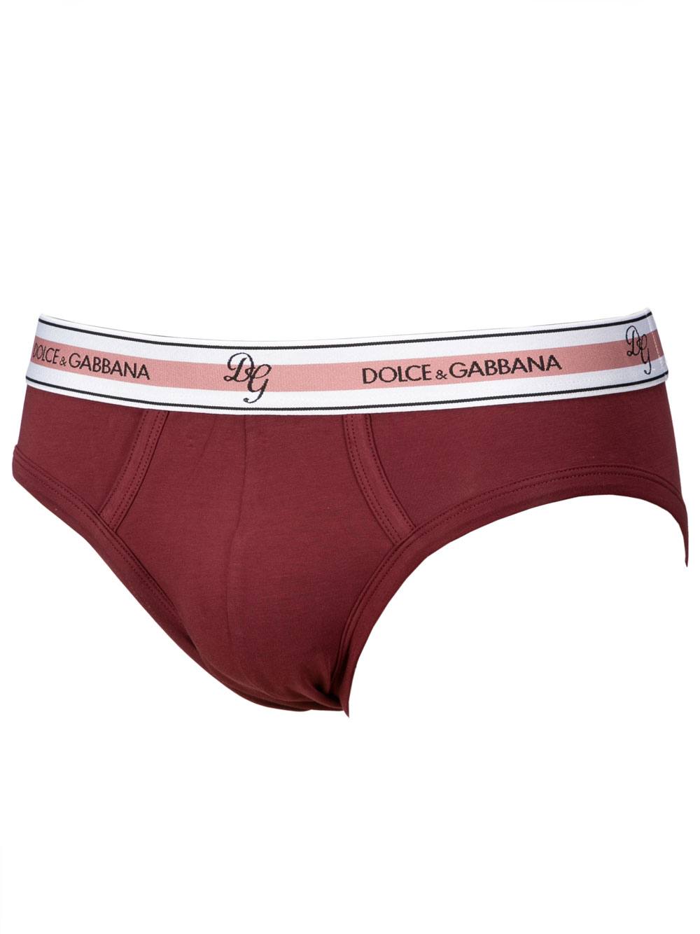 Slip Uomo Dolce & Gabbana in Cotone Bordeaux - N3C55JFUGIAF0130 Slip Uomo Dolce & Gabbana in Cotone Bordeaux - N3C55JFUGIAF0130