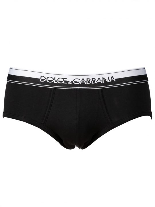 Slip Uomo Dolce & Gabbana in Cotone Nero - N3C64JFUGIAN0000