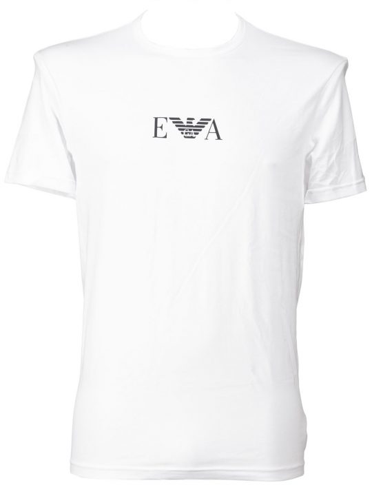 T-Shirt Bipack Uomo Emporio Armani in Cotone Blu e Bianca - 1112678A71517135