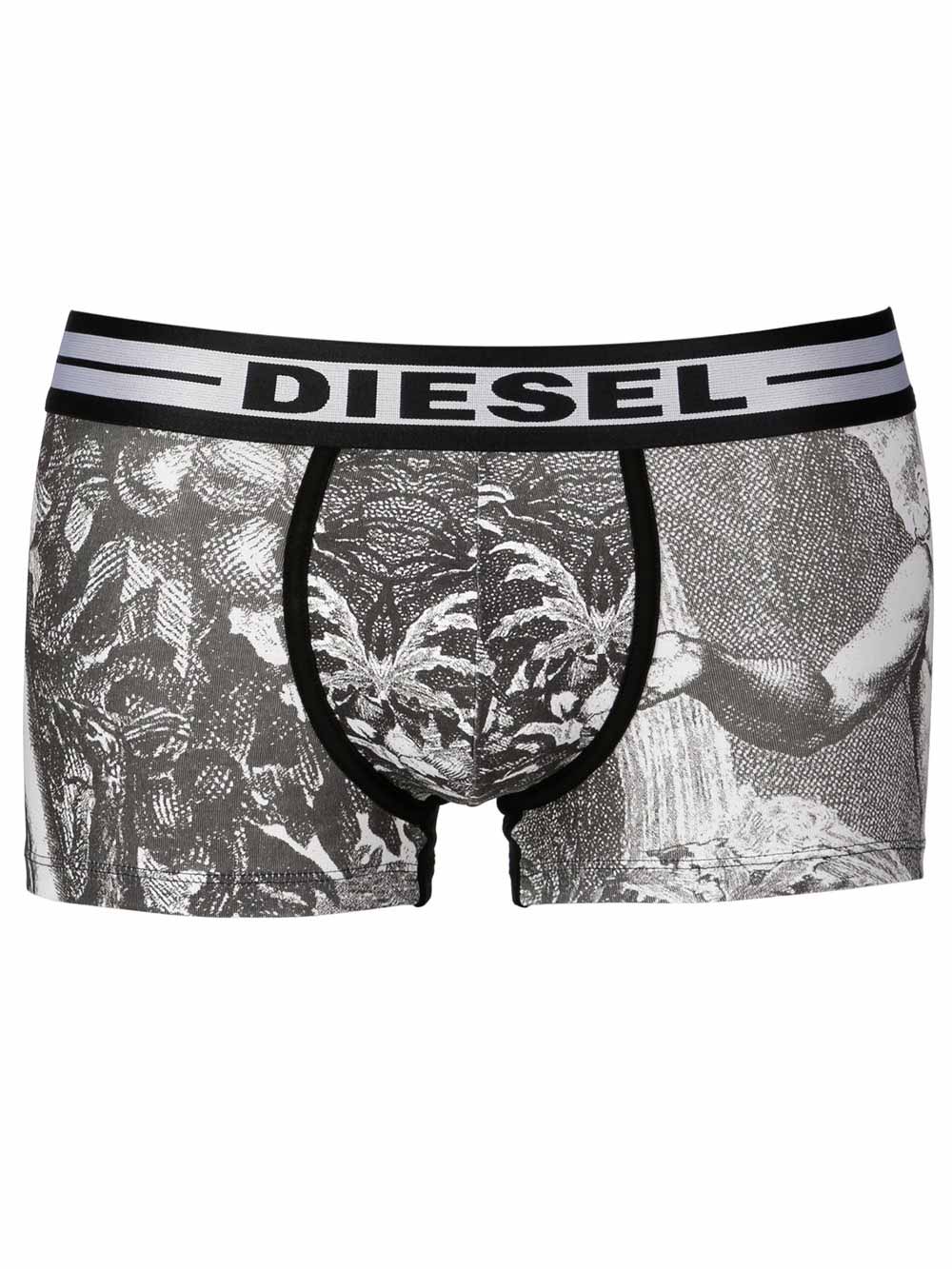 Boxer Uomo Diesel in Cotone Nero con Stampa Jurassic - CIYKEATM5 Boxer Uomo Diesel in Cotone Nero con Stampa Jurassic - CIYKEATM5