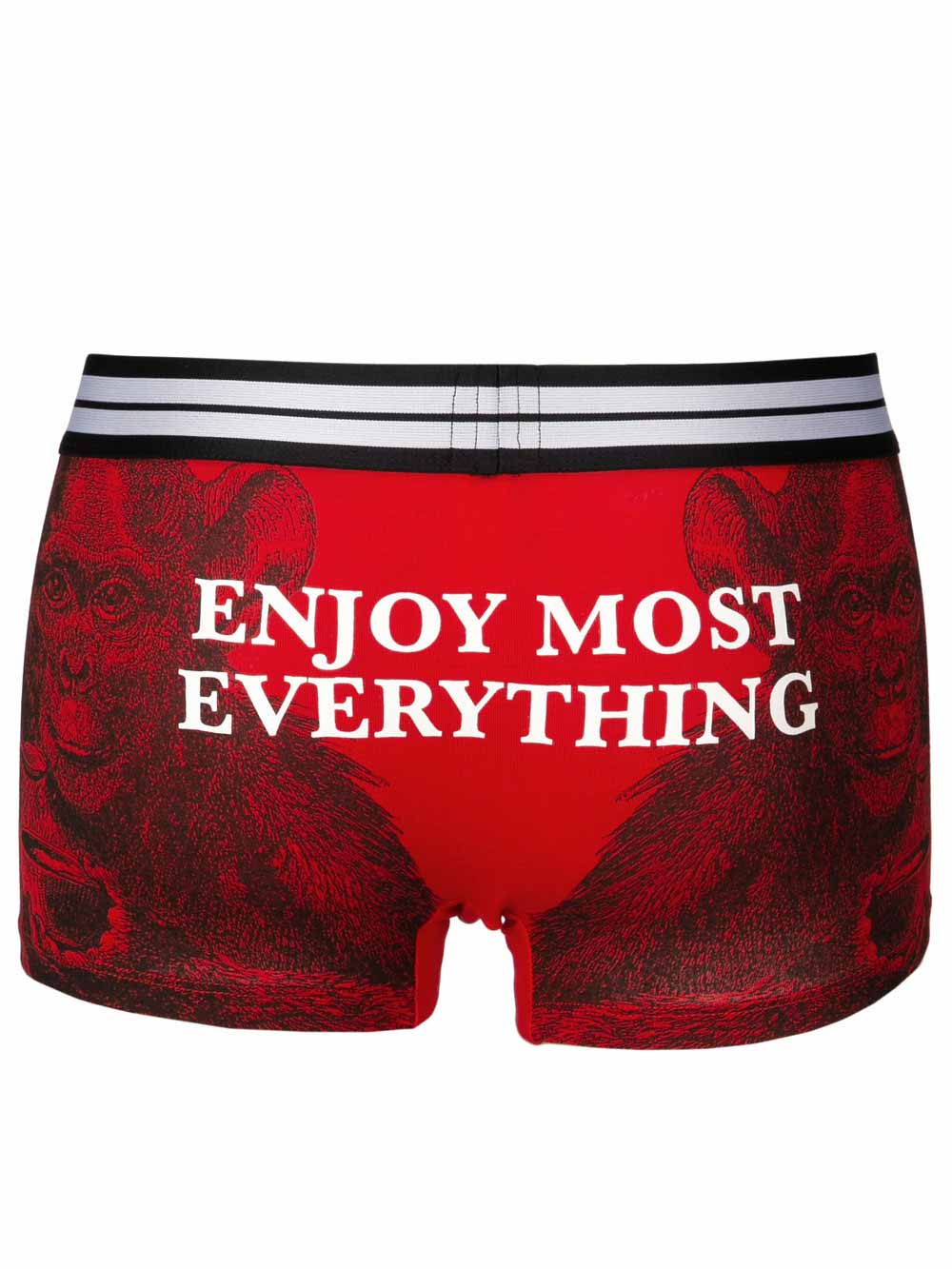 Boxer Uomo Diesel in Cotone Rosso con Stampa Scimmie - CIYKEATM1 Boxer Uomo Diesel in Cotone Rosso con Stampa Scimmie - CIYKEATM1