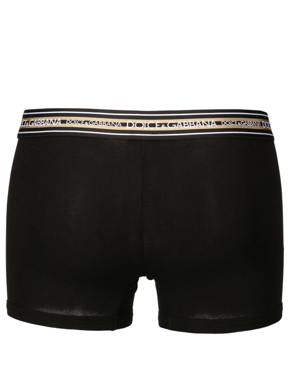 Boxer Uomo Dolce & Gabbana con Gambetta Nero - N4B05JFUGF5N0000 Boxer Uomo Dolce & Gabbana con Gambetta Nero - N4B05JFUGF5N0000