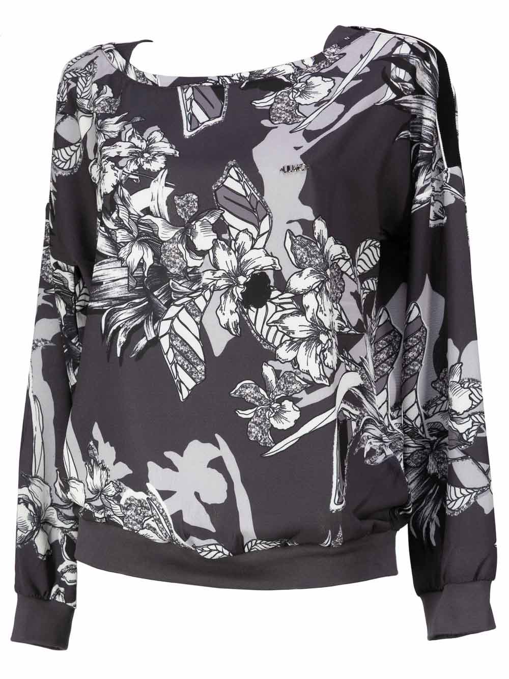Camicia-Donna-Liu-Jo-Sport-Fantasia-Macrofiori---T68151T8552V9586 Camicia Donna Liu Jo Sport Fantasia Macrofiori - T68151T8552V9586