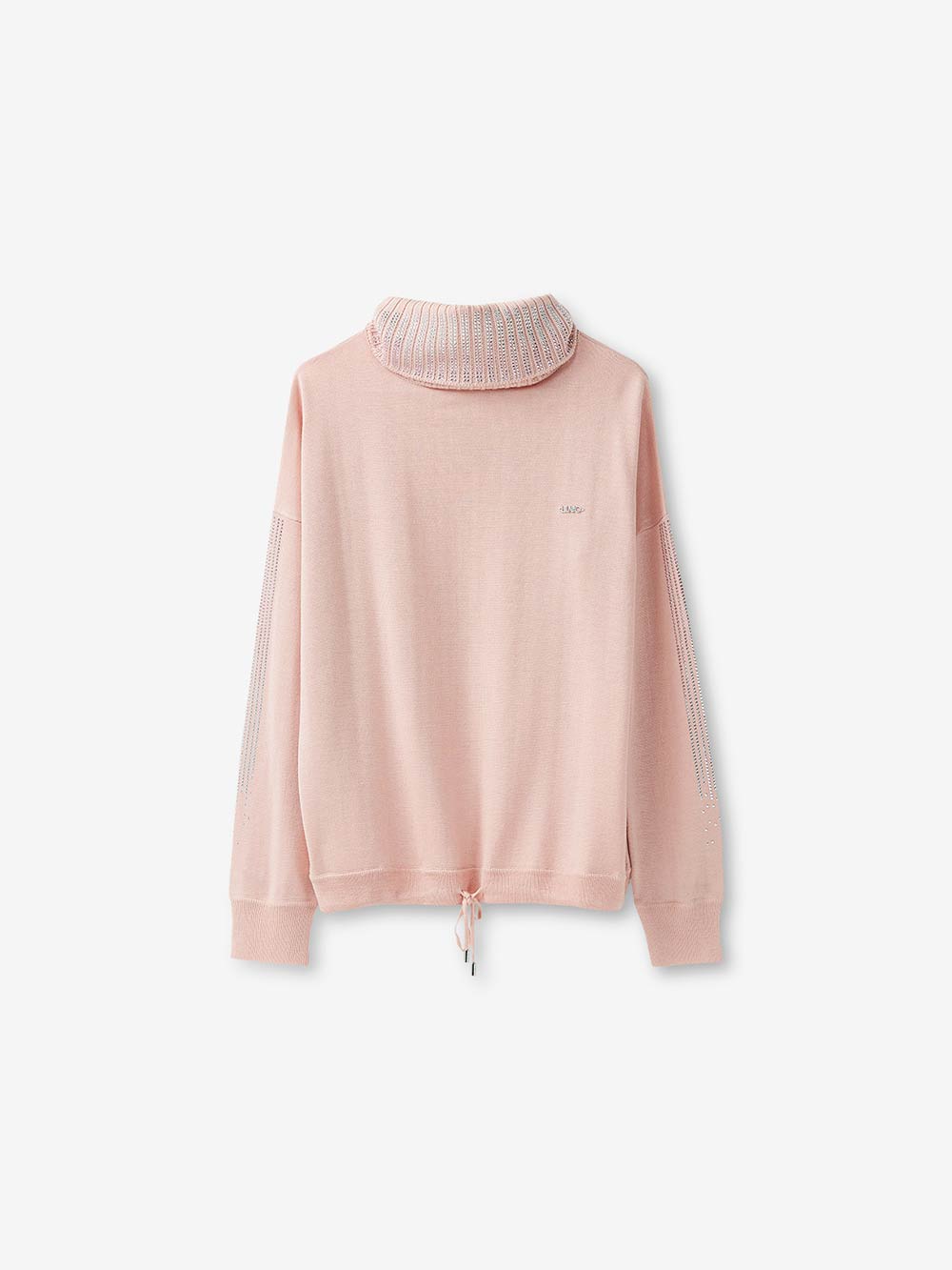 Dolcevita Donna Liu Jo Sport Rosa in Tessuto con Strass - T68100MAG3441508 Dolcevita Donna Liu Jo Sport Rosa in Tessuto con Strass - T68100MAG3441508