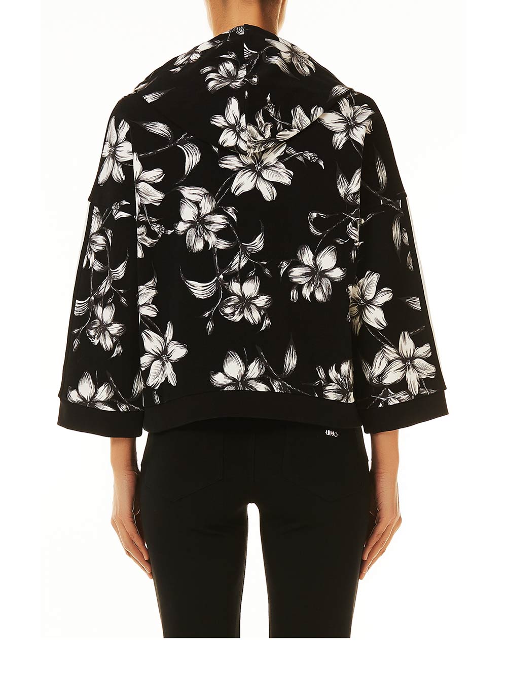 Felpa Donna Liu Jo Sport Chiusa con Stampa Floreale - T68075F0752V9719 Felpa Donna Liu Jo Sport Chiusa con Stampa Floreale - T68075F0752V9719