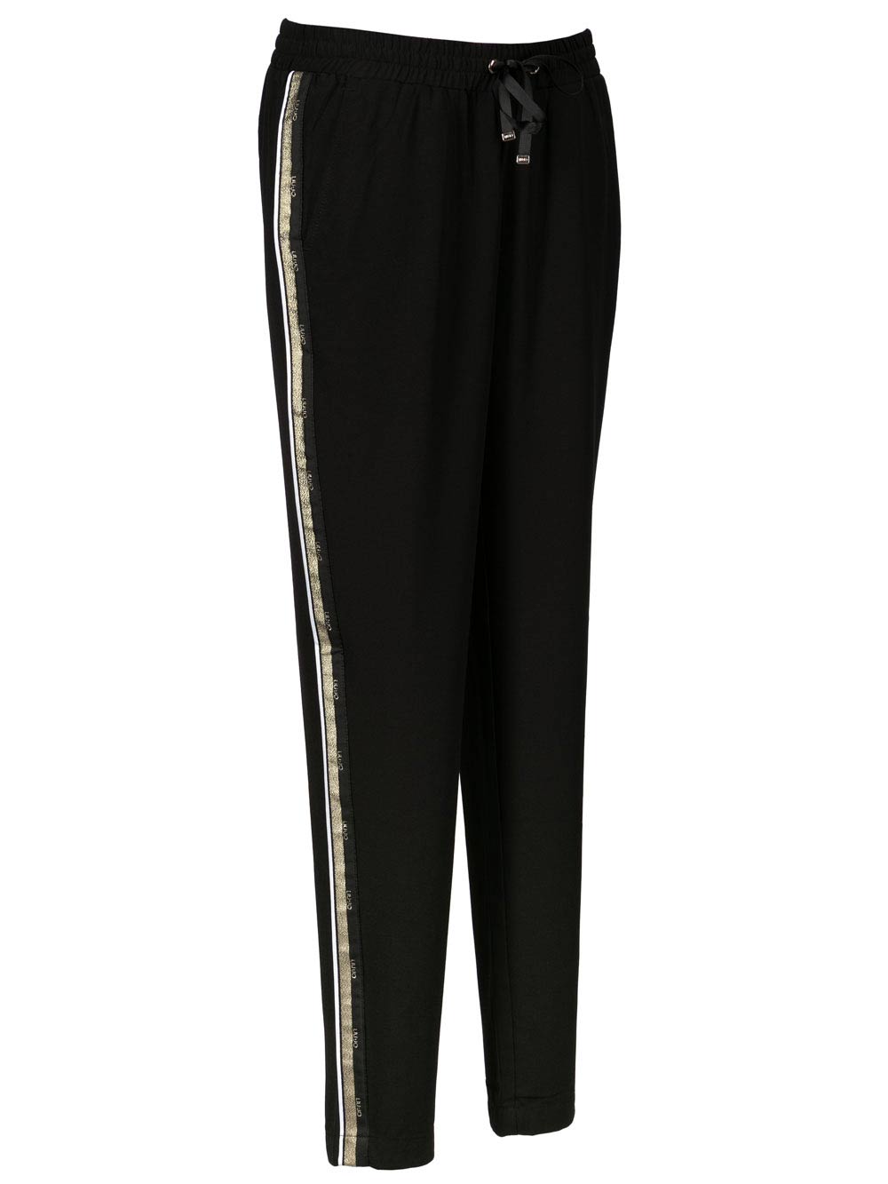 Pantalone Donna Liu Jo Sport Nero in Crèpe - T68115T842322222 Pantalone Donna Liu Jo Sport Nero in Crèpe - T68115T842322222