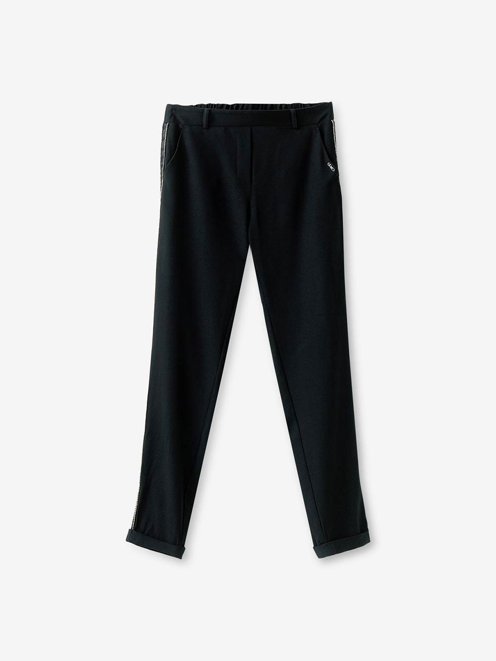 Pantalone Donna Liu Jo Sport Nero in Tessuto Crepe Cascante - T68116T842322222 Pantalone Donna Liu Jo Sport Nero in Tessuto Crepe Cascante - T68116T842322222