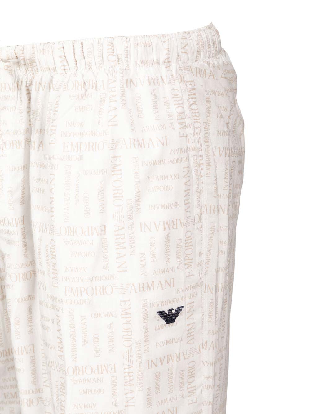 Pantalone Uomo Emporio Armani in Cotone Makò Bianco - 1110500S57613810 Pantalone Uomo Emporio Armani in Cotone Makò Bianco - 1110500S57613810