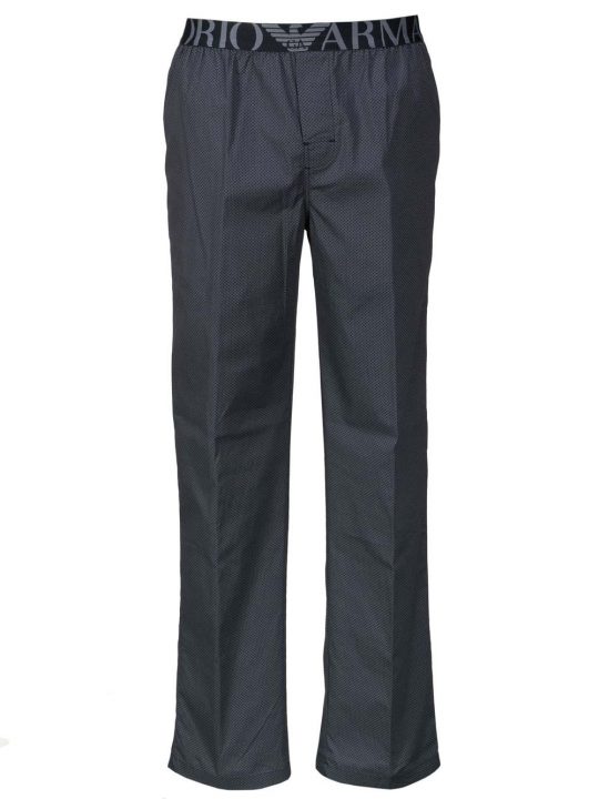 Pantalone Uomo Emporio Armani in Cotone Makò Blu - 1115016A57633935