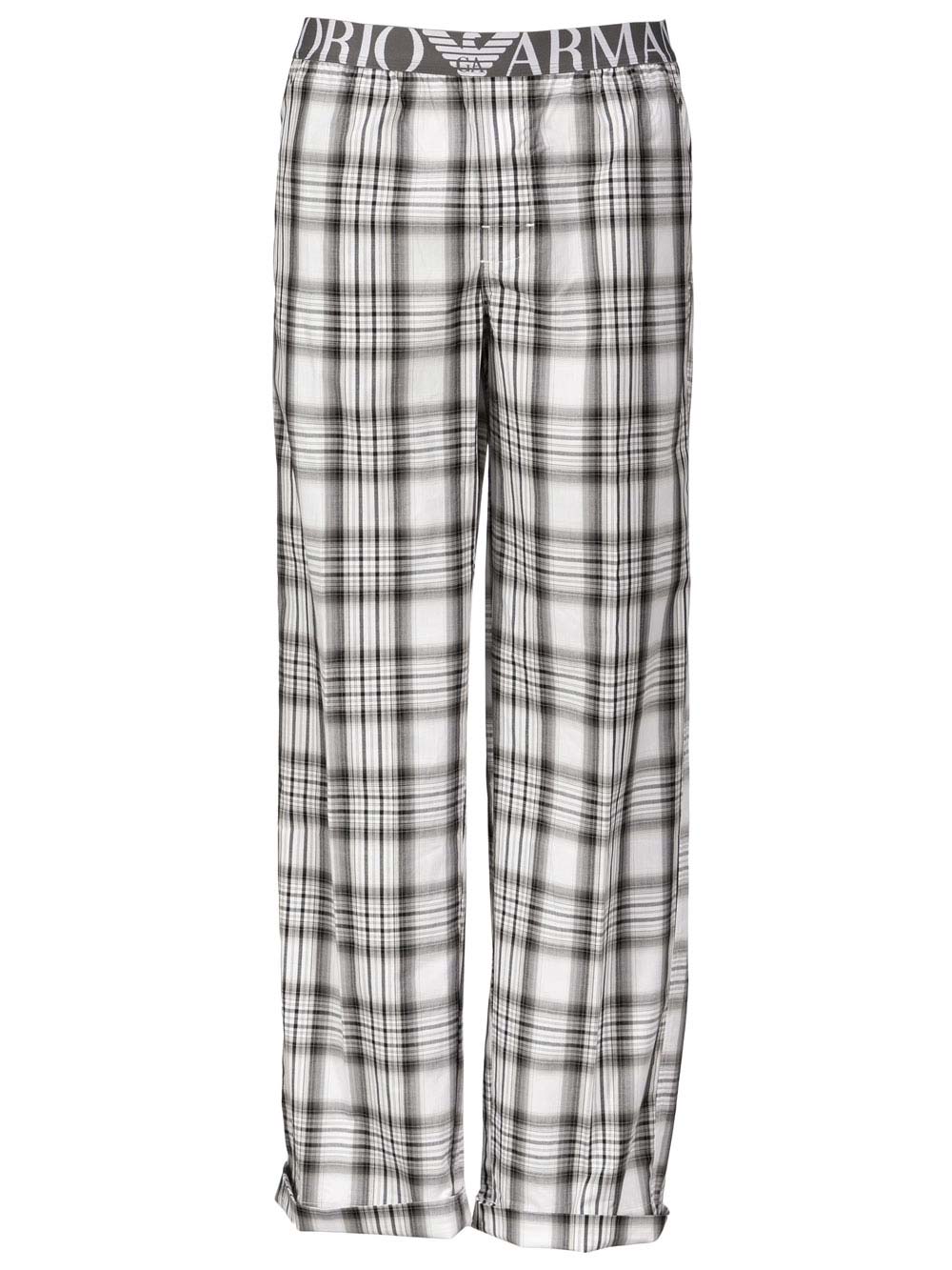 Pantalone Uomo Emporio Armani in Cotone Makò Fantasia Madras - 1110432P57621010 Pantalone Uomo Emporio Armani in Cotone Makò Fantasia Madras - 1110432P57621010