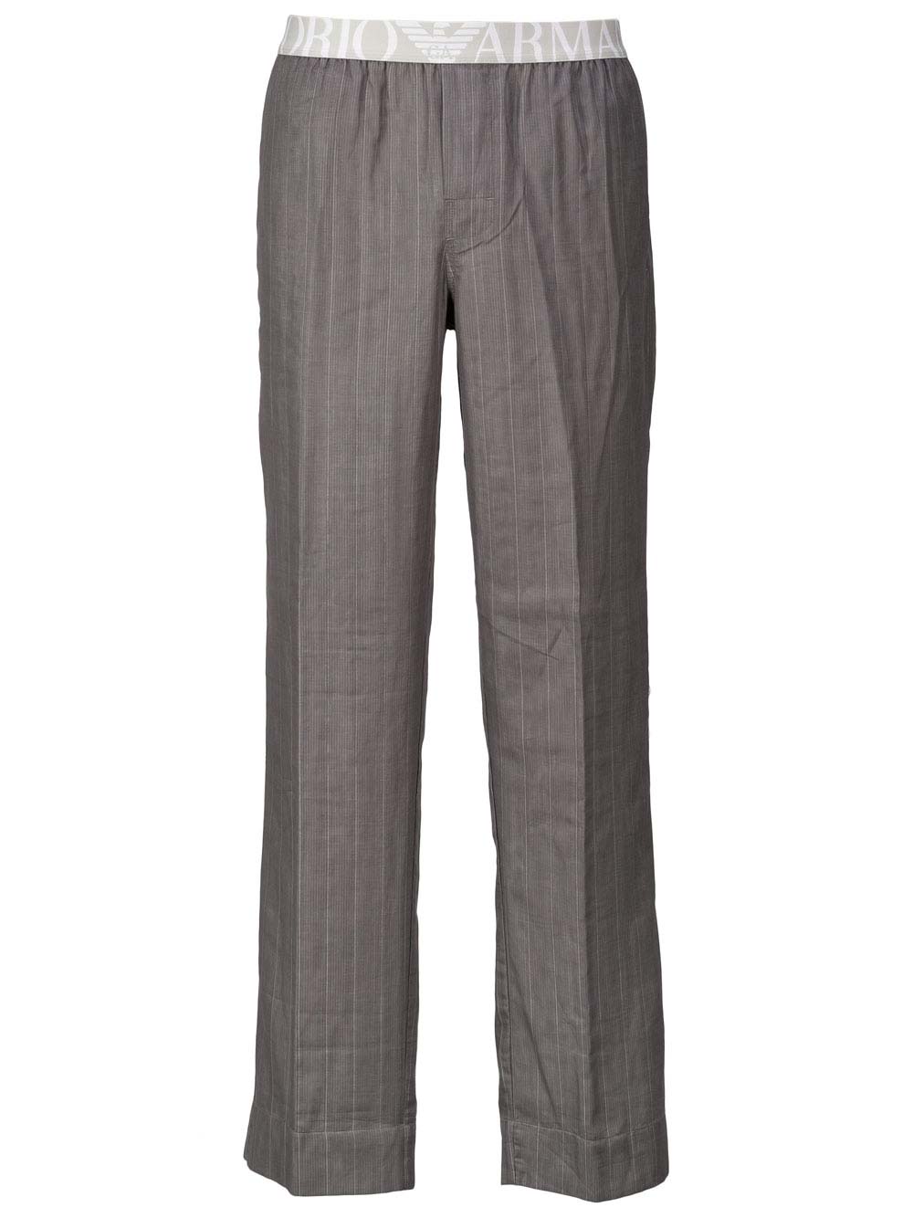 Pantalone Uomo Emporio Armani in Cotone Mussola Gessato - 1115145P27615942 Pantalone Uomo Emporio Armani in Cotone Mussola Gessato - 1115145P27615942