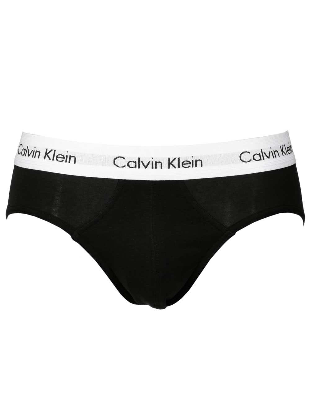 Slip Basic Uomo Calvin Klein in Cotone Nero - U2661G1