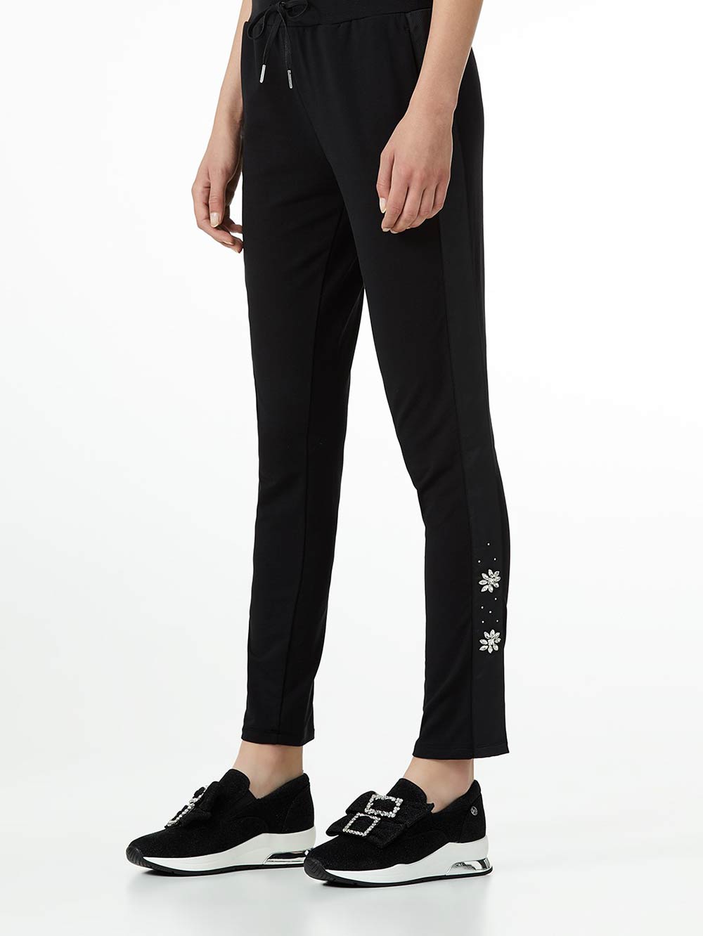 Tuta Donna Liu Jo Sport in Cotone con Pelliccia Nero - T68088F075322222 Tuta Donna Liu Jo Sport in Cotone con Pelliccia Nero - T68088F075322222