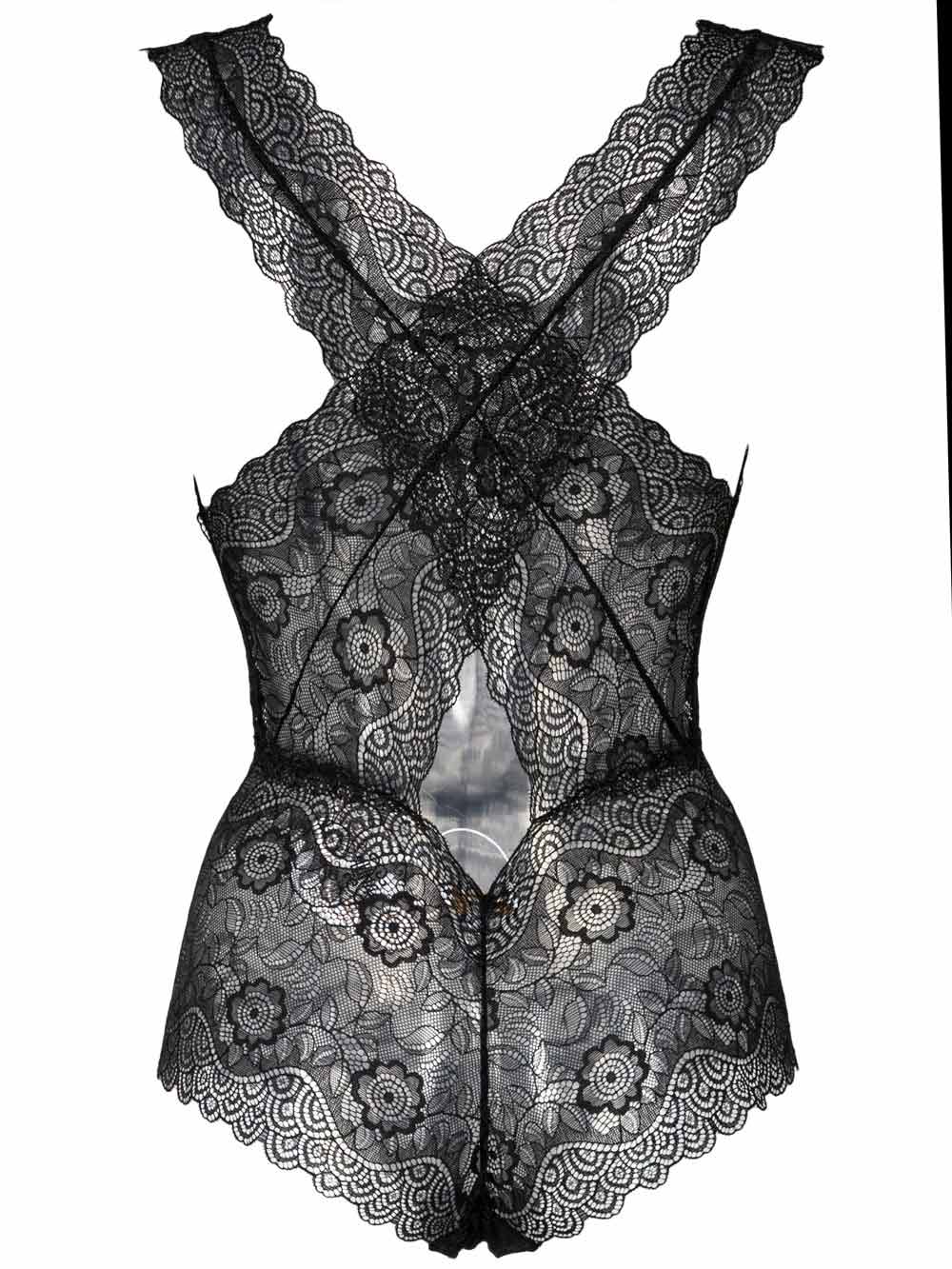 Body Donna Luna in Pizzo Nero - 80238 Body Donna Luna in Pizzo Nero - 80238