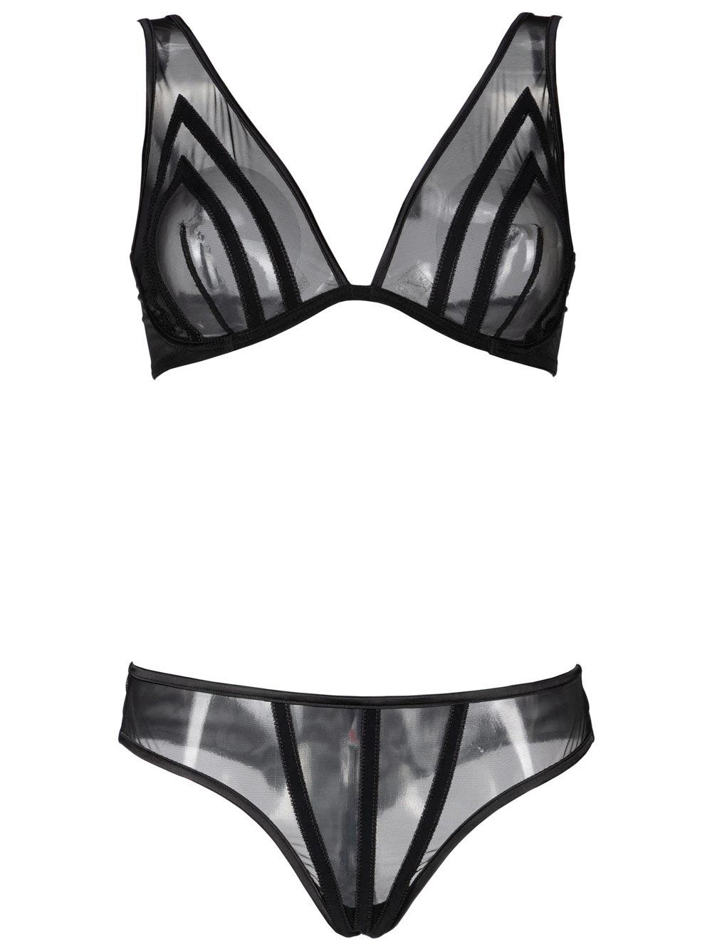 Completo Intimo Donna Valery Prestige in Toulle e inserti Microfibra Nero - RGP33PG31 Completo Intimo Donna Valery Prestige in Toulle e inserti Microfibra Nero - RGP33PG31