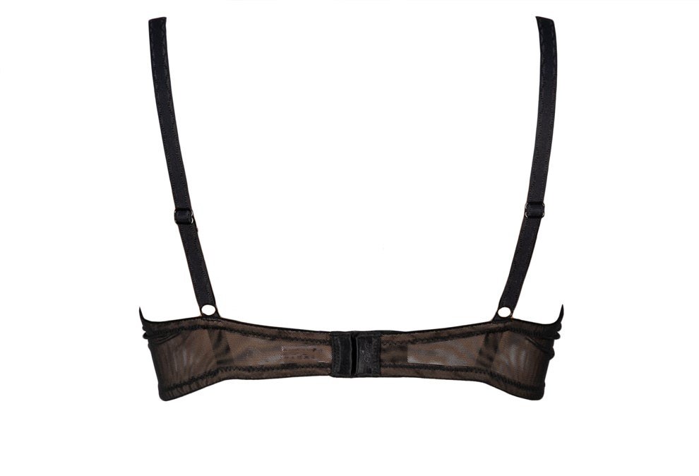 Reggiseno Balconette Donna Luna Nero con Coppa Preformata - 14012D Reggiseno Balconette Donna Luna Nero con Coppa Preformata - 14012D
