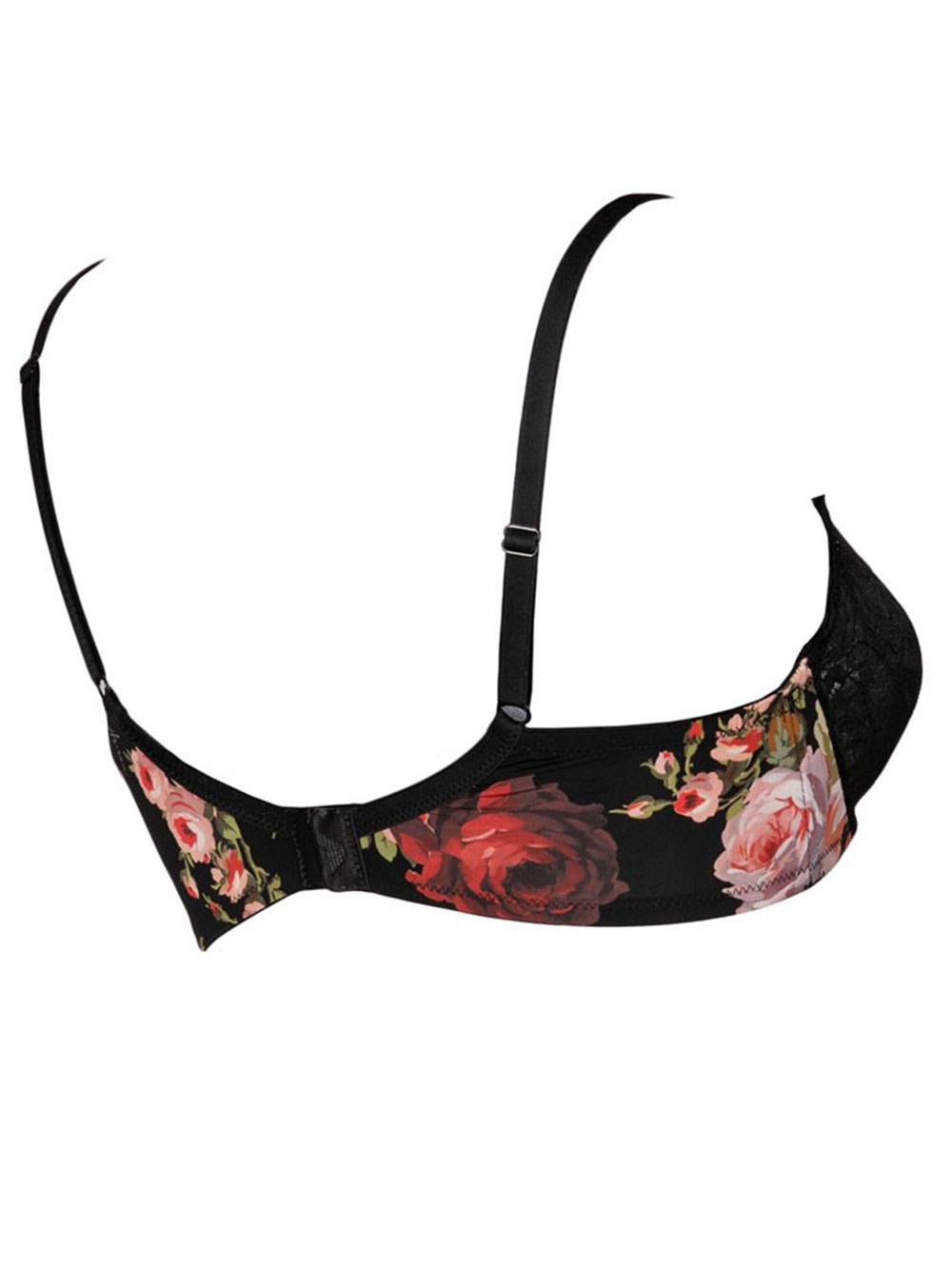 Reggiseno a Balconcino con Ferretto Donna Emporio Armani con Stampa Floreale - 1640698A20158820 Reggiseno a Balconcino con Ferretto Donna Emporio Armani con Stampa Floreale - 1640698A20158820