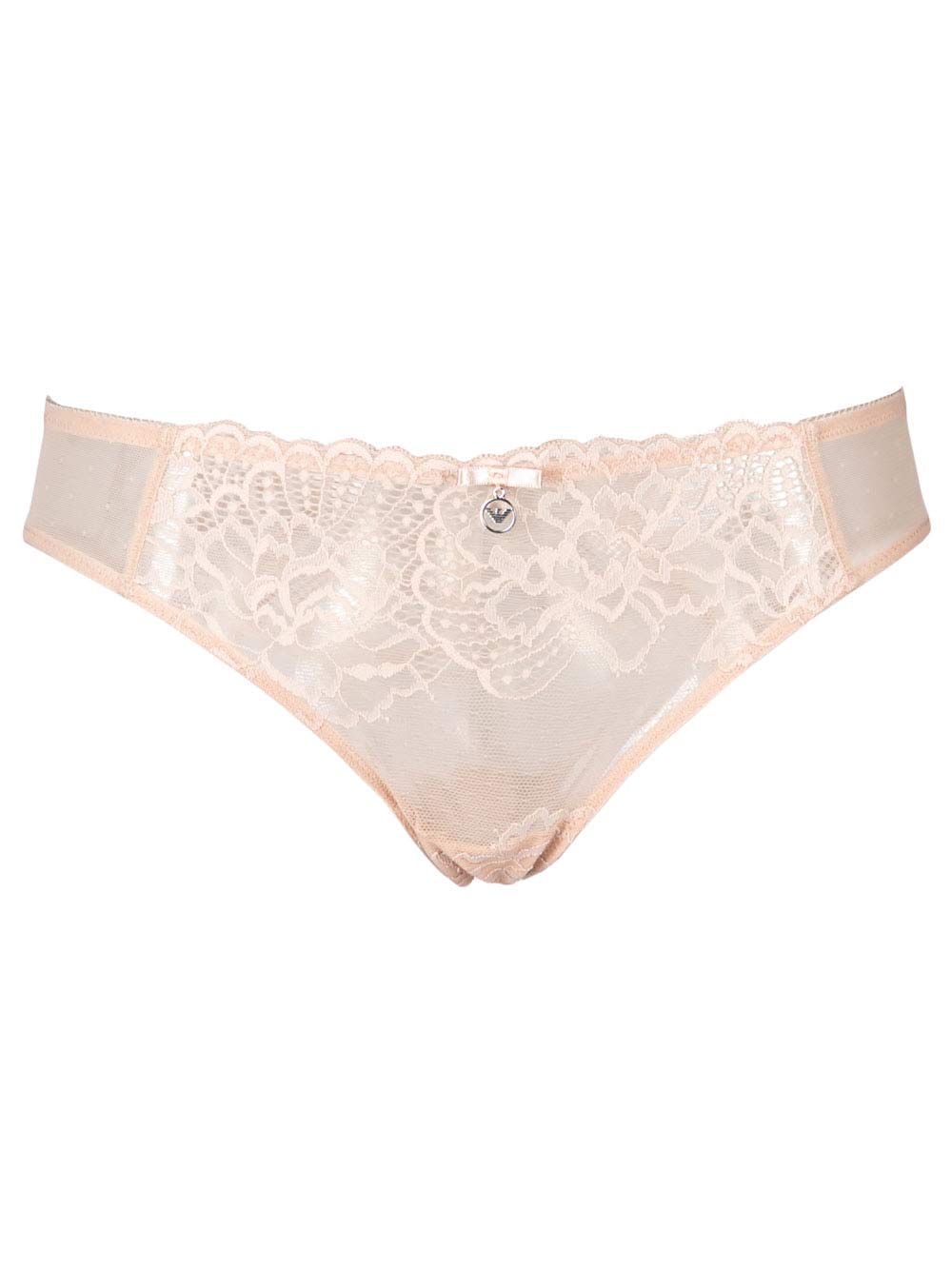 Slip Donna Emporio Armani in Pizzo Cipria - 1625258A2053050 Slip Donna Emporio Armani in Pizzo Cipria - 1625258A2053050
