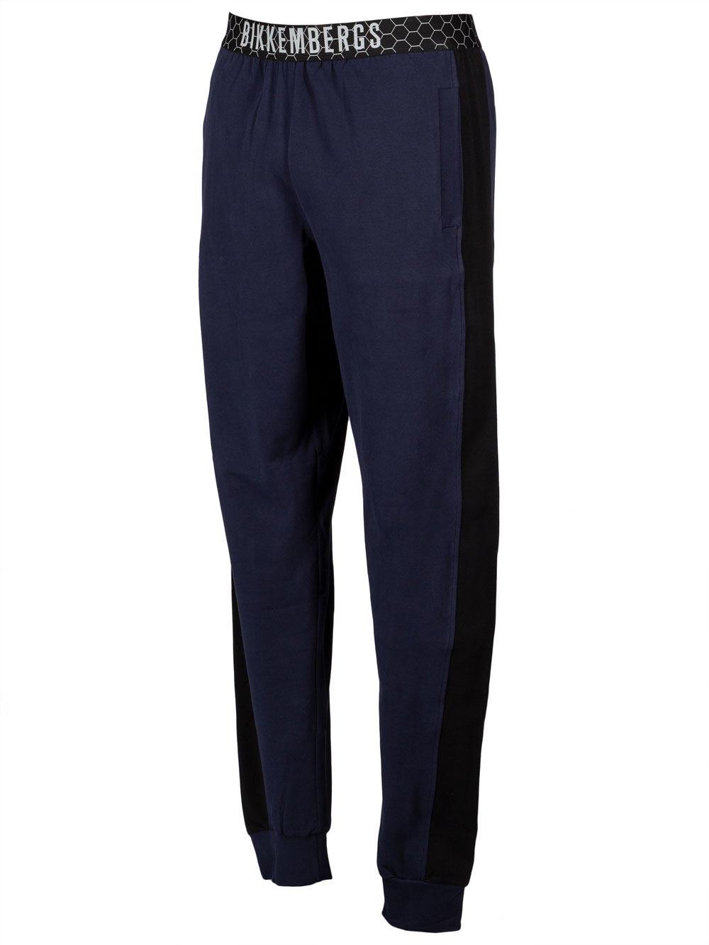 Tuta Uomo Bikkembergs in Cotone Blu - BPP203123 Tuta Uomo Bikkembergs in Cotone Blu - BPP203123