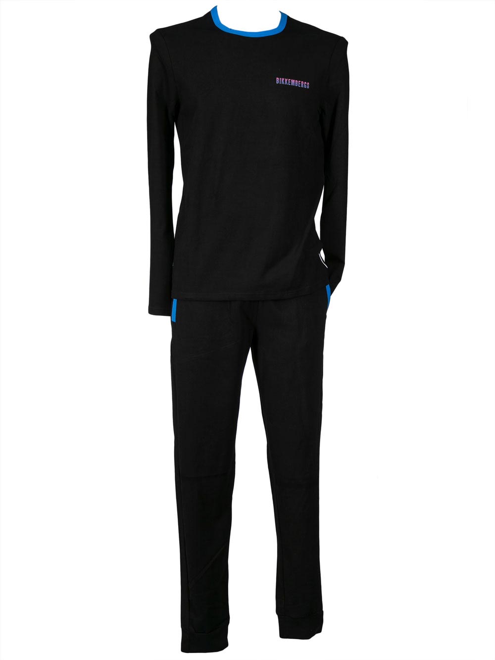 Tuta Uomo Bikkembergs in Cotone Nera - BPP203231
