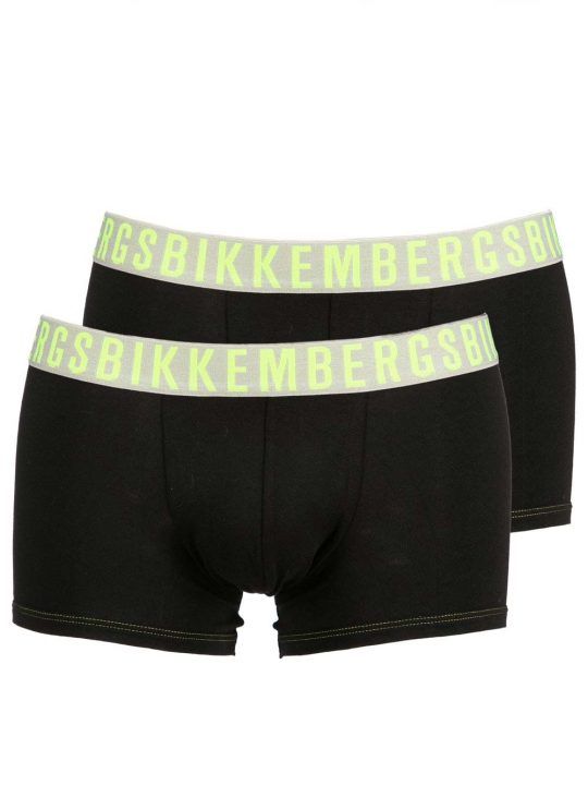 Boxer Bipack Uomo Bikkembergs in Cotone Nero - B4B400131