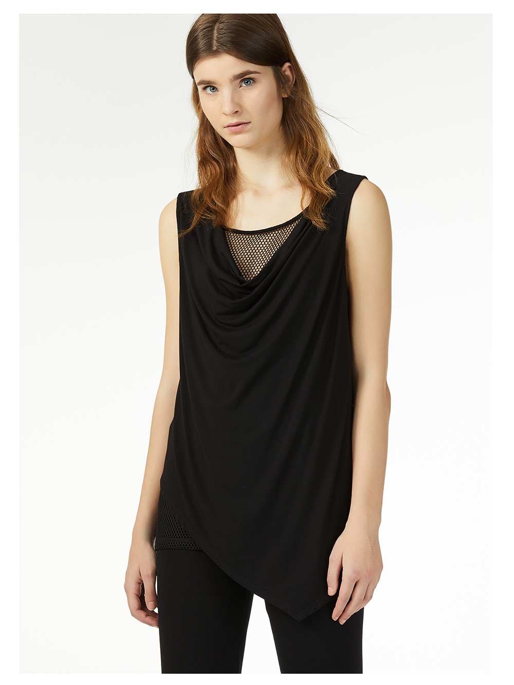 Canottiera Donna Liu Jo Sport Nera - T19050J790522222 Canottiera Donna Liu Jo Sport Nera - T19050J790522222