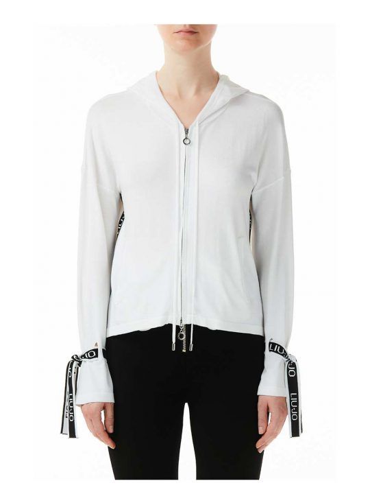 Giacchino Donna Liu Jo Sport con Cappuccio Bianco - T19097MA43G10601