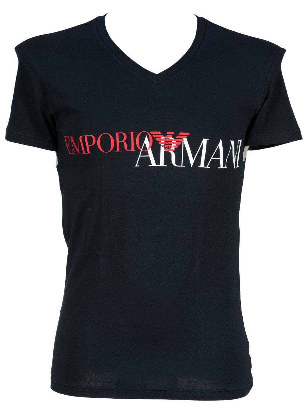 Maglia Uomo Emporio Armani in Cotone Elasticizzato Blu - 1108109P516135 Maglia Uomo Emporio Armani in Cotone Elasticizzato Blu - 1108109P516135