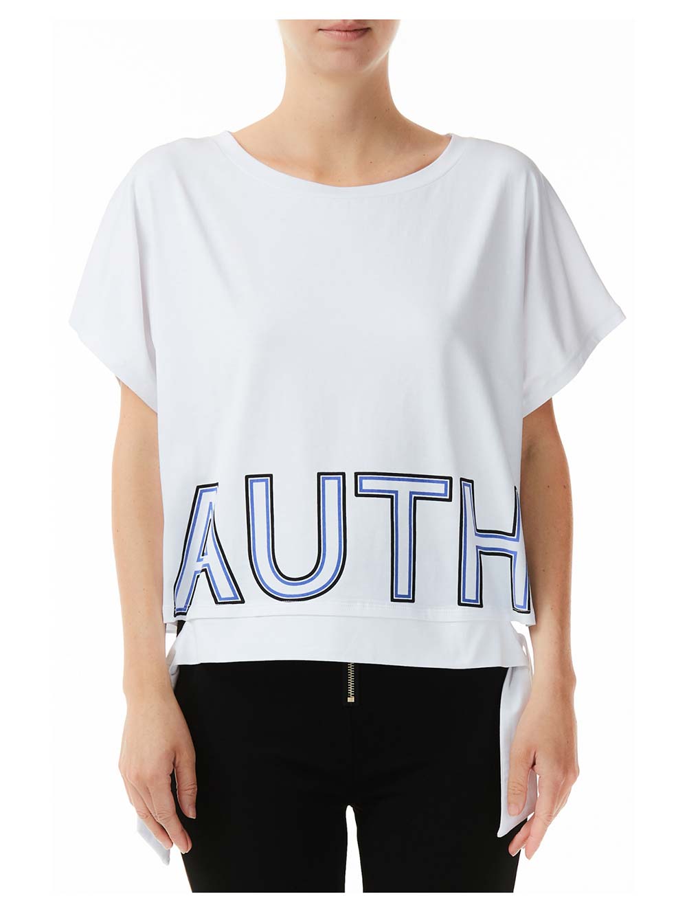Maglietta Donna Liu Jo Sport in Cotone Bianca con Stampa - T19064J500310601 Maglietta Donna Liu Jo Sport in Cotone Bianca con Stampa - T19064J500310601