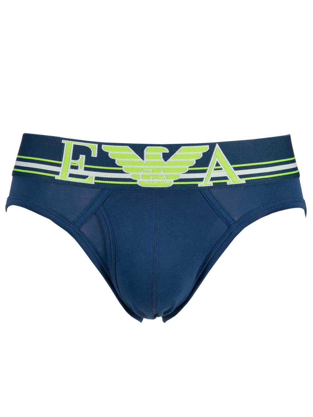 Slip Uomo Emporio Armani in Cotone Blu - 1117519P52315834 Slip Uomo Emporio Armani in Cotone Blu - 1117519P52315834