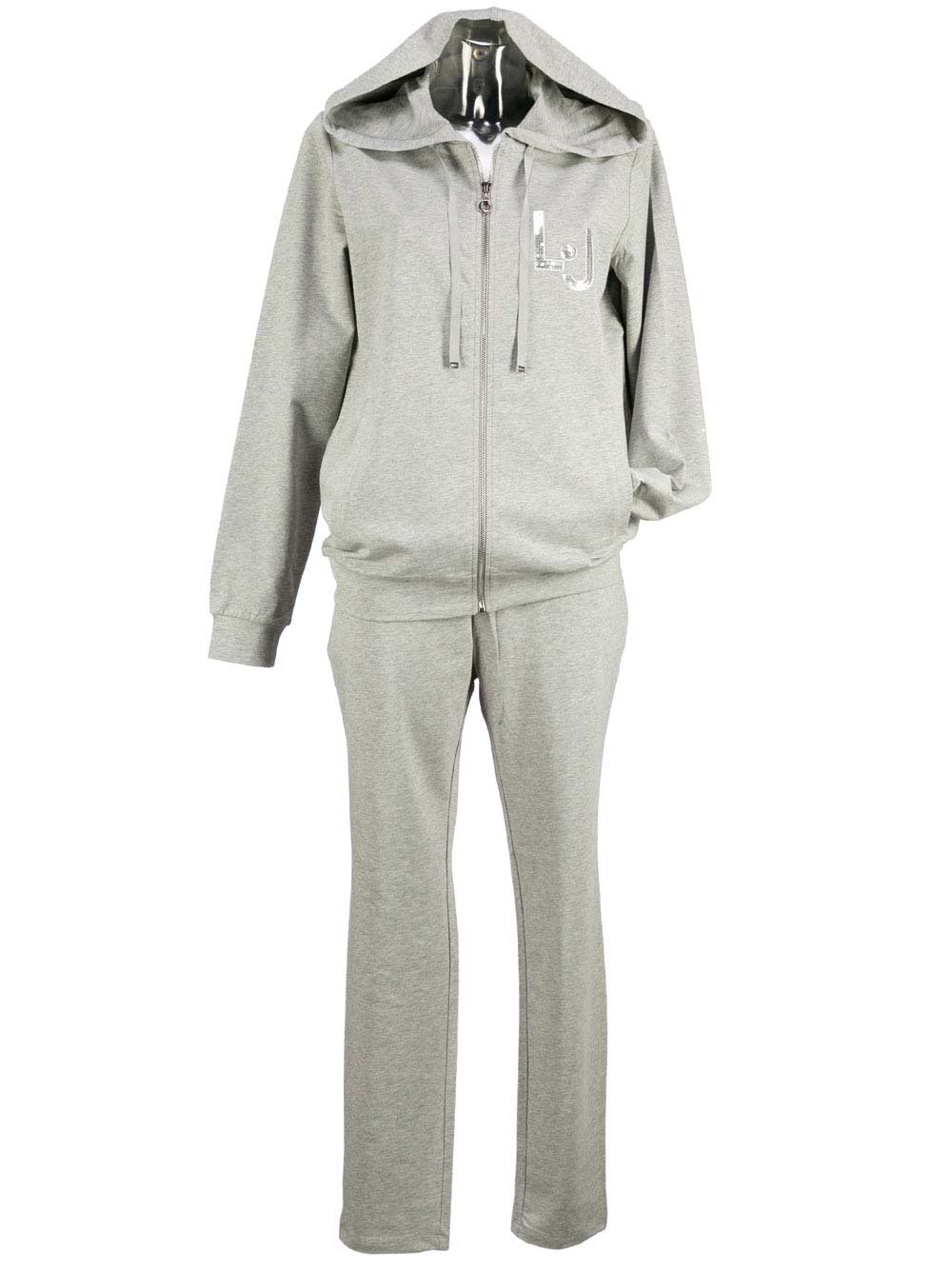 Tuta Basic Donna Liu Jo Sport in Cotone Grigia - T19175F076602032 Tuta Basic Donna Liu Jo Sport in Cotone Grigia - T19175F076602032