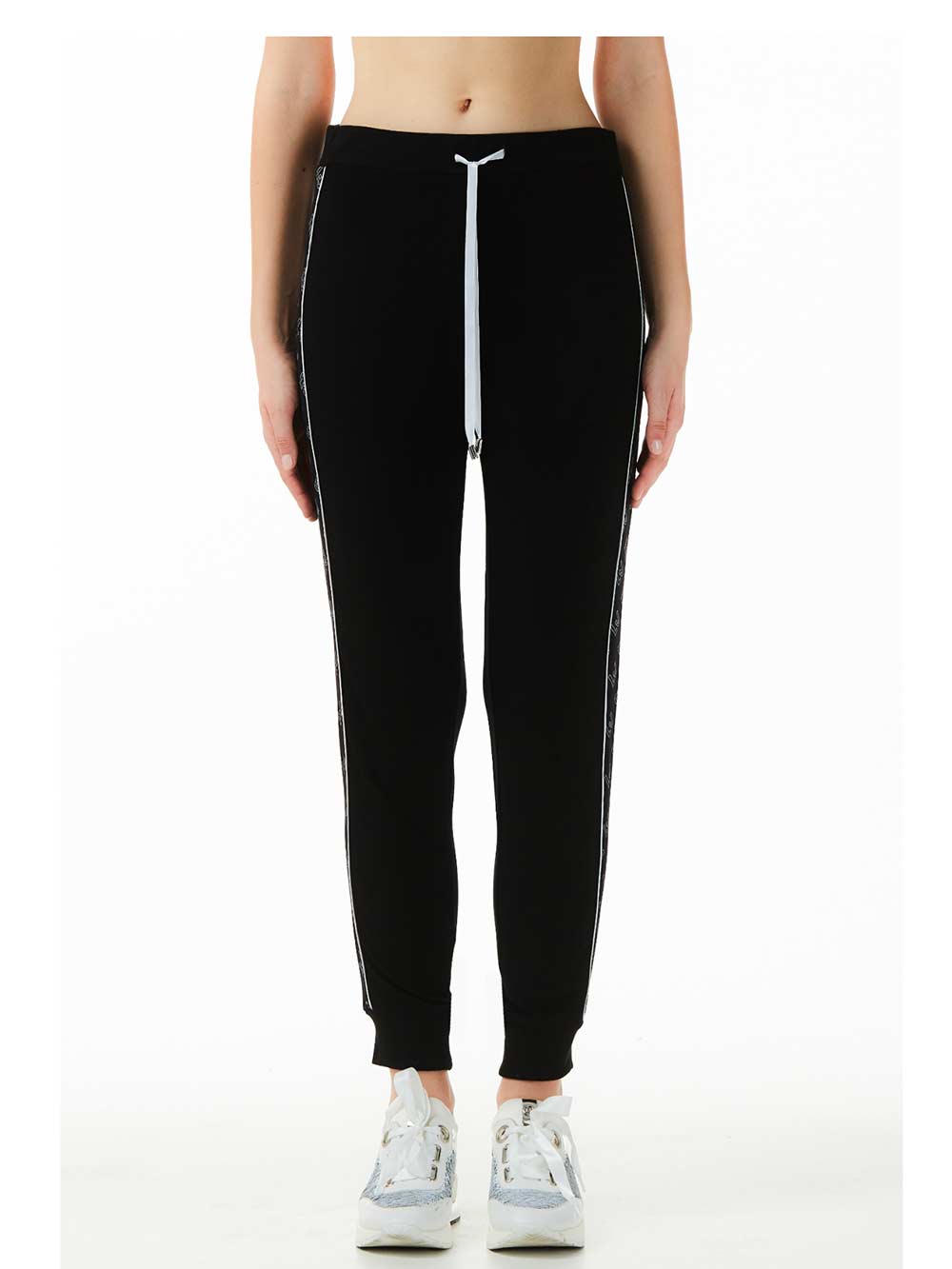Tuta Donna Liu Jo Sport in Modal Cascante Nera - T19085F0715U9098 Tuta Donna Liu Jo Sport in Modal Cascante Nera - T19085F0715U9098