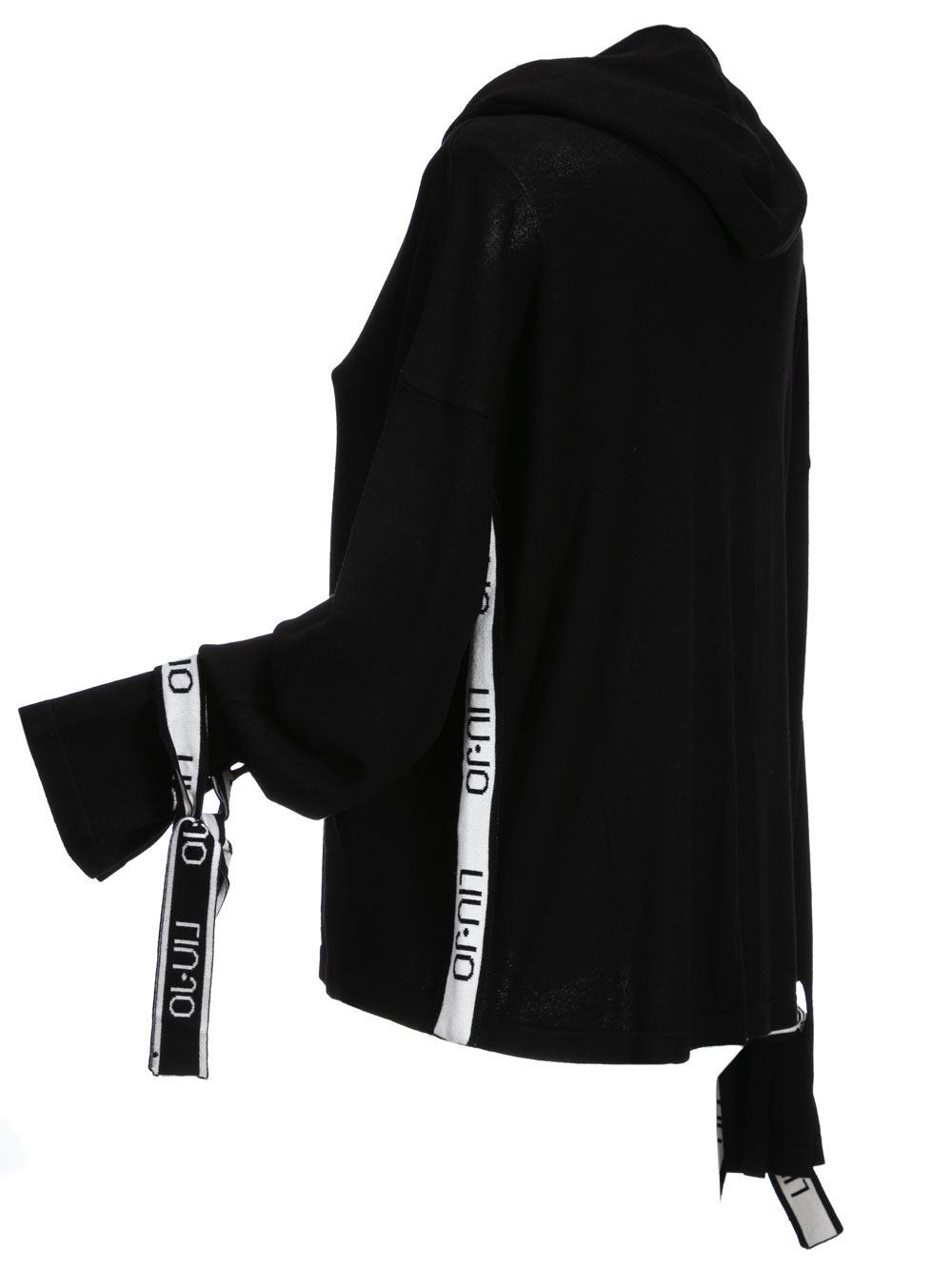 Giacchino Donna Liu Jo Sport in Maglia di Filo di Rasato Nero - T19097MA43G22222 Giacchino Donna Liu Jo Sport in Maglia di Filo di Rasato Nero - T19097MA43G22222